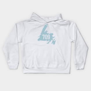 709 Area Code || Newfoundland and Labrador || Gifts || Souvenirs Kids Hoodie